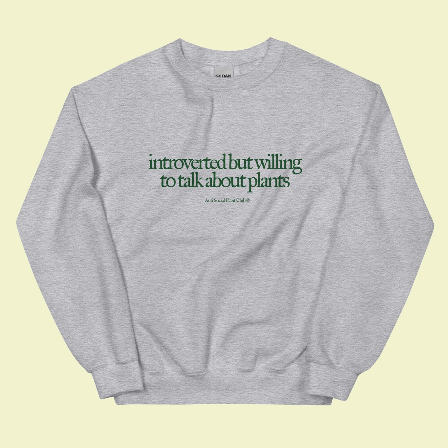 INTROVERT CREWNECK