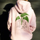 PLANT CULT HOODIE SOFT PINK