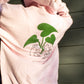 PLANT CULT HOODIE SOFT PINK