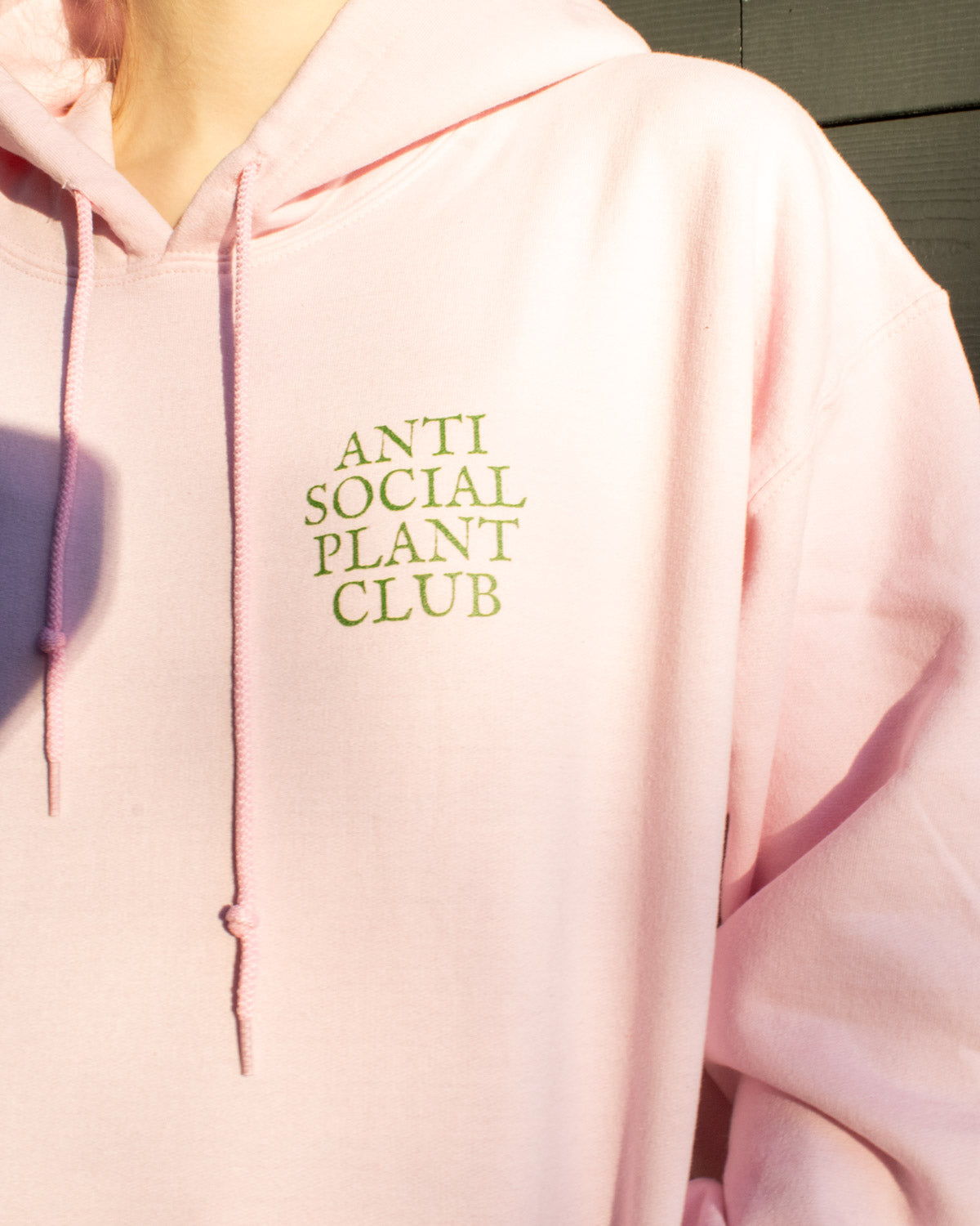 PLANT CULT HOODIE SOFT PINK