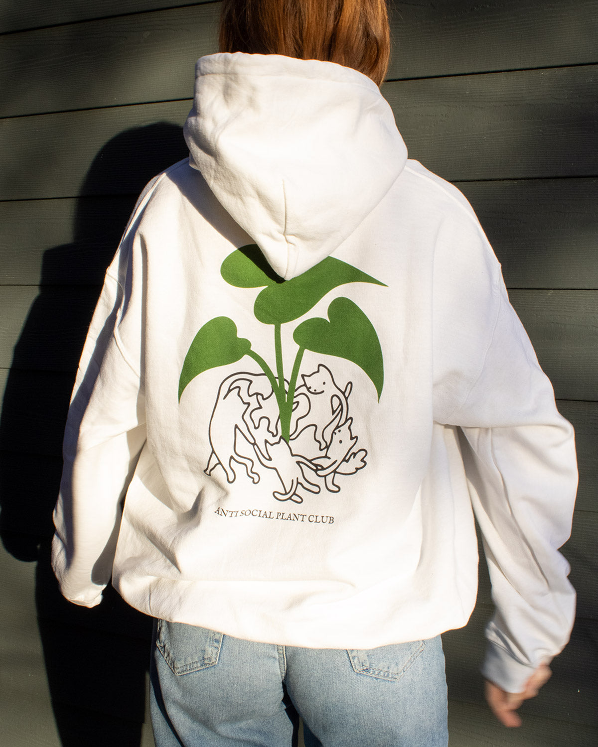 PLANT CULT HOODIE WHITE