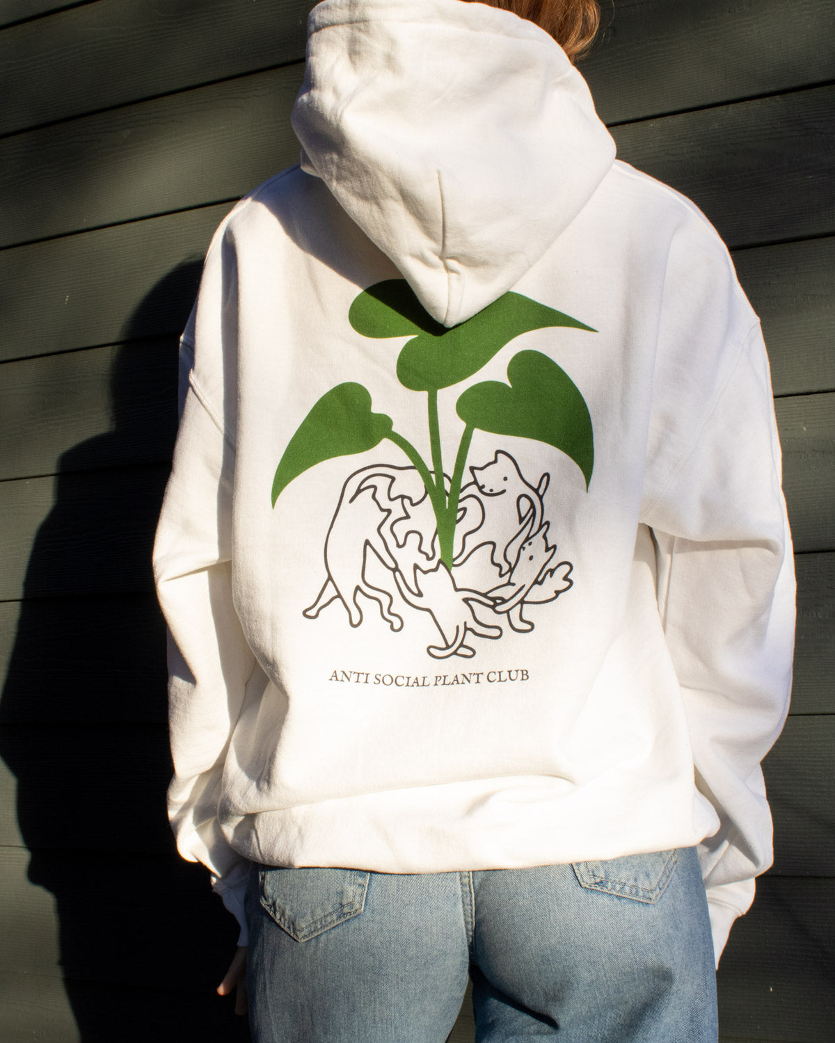 PLANT CULT HOODIE WHITE