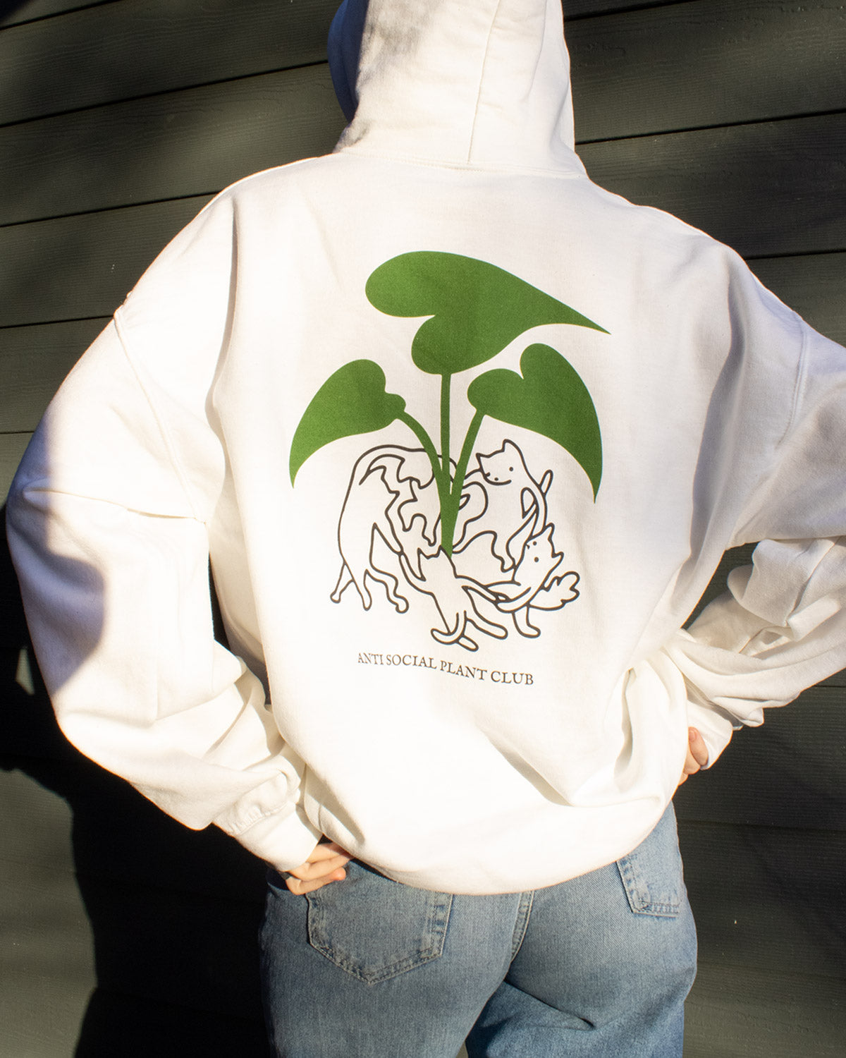 PLANT CULT HOODIE WHITE