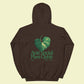 PLANT LOVE HOODIE CHOCOLATE