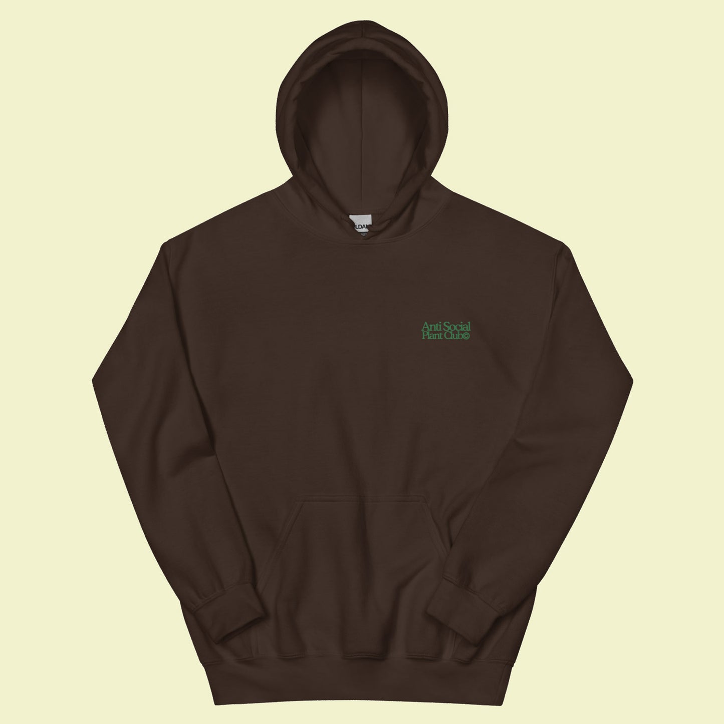 PLANT LOVE HOODIE CHOCOLATE