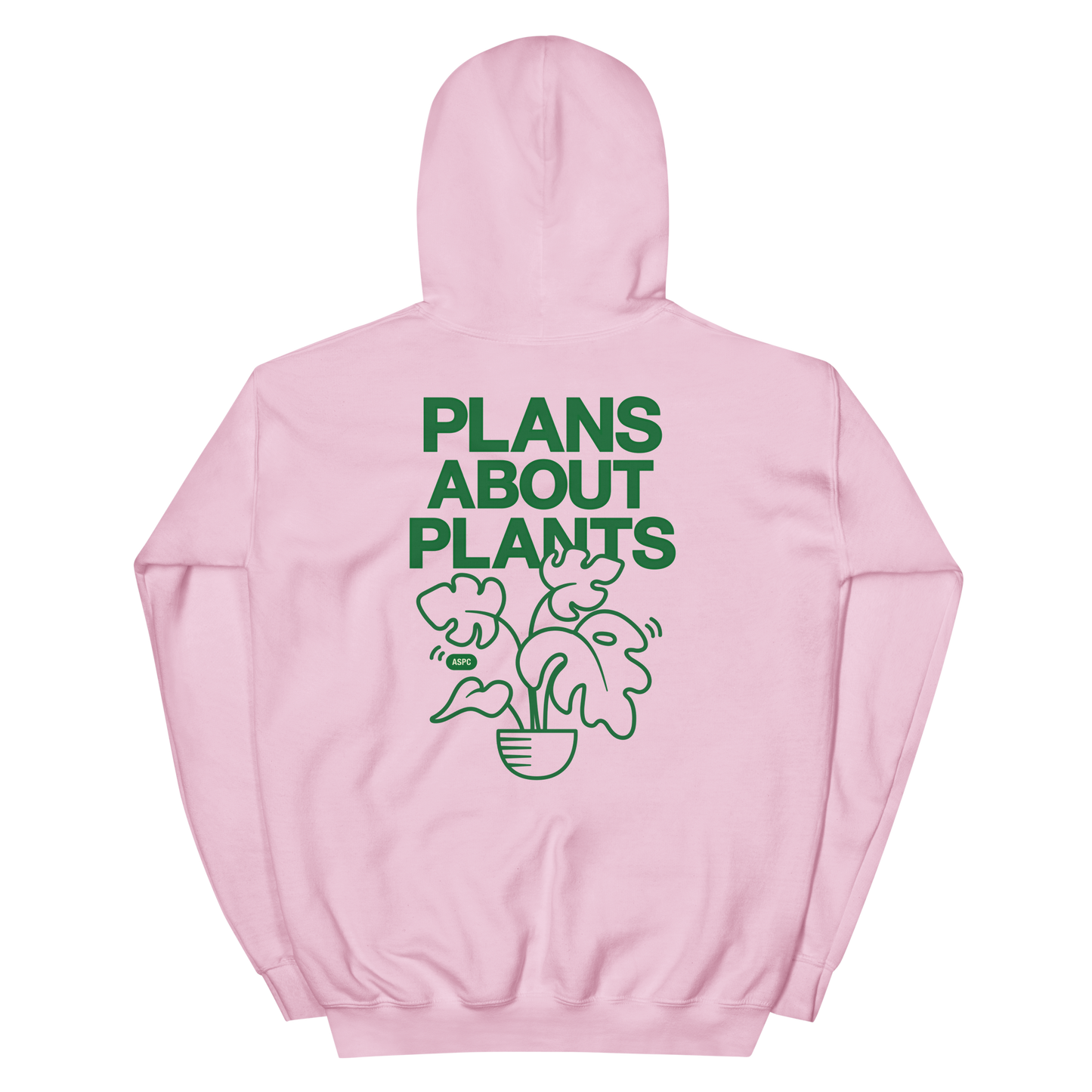 PLANS ABOUT PLANTS - Hoodie Pink Forest