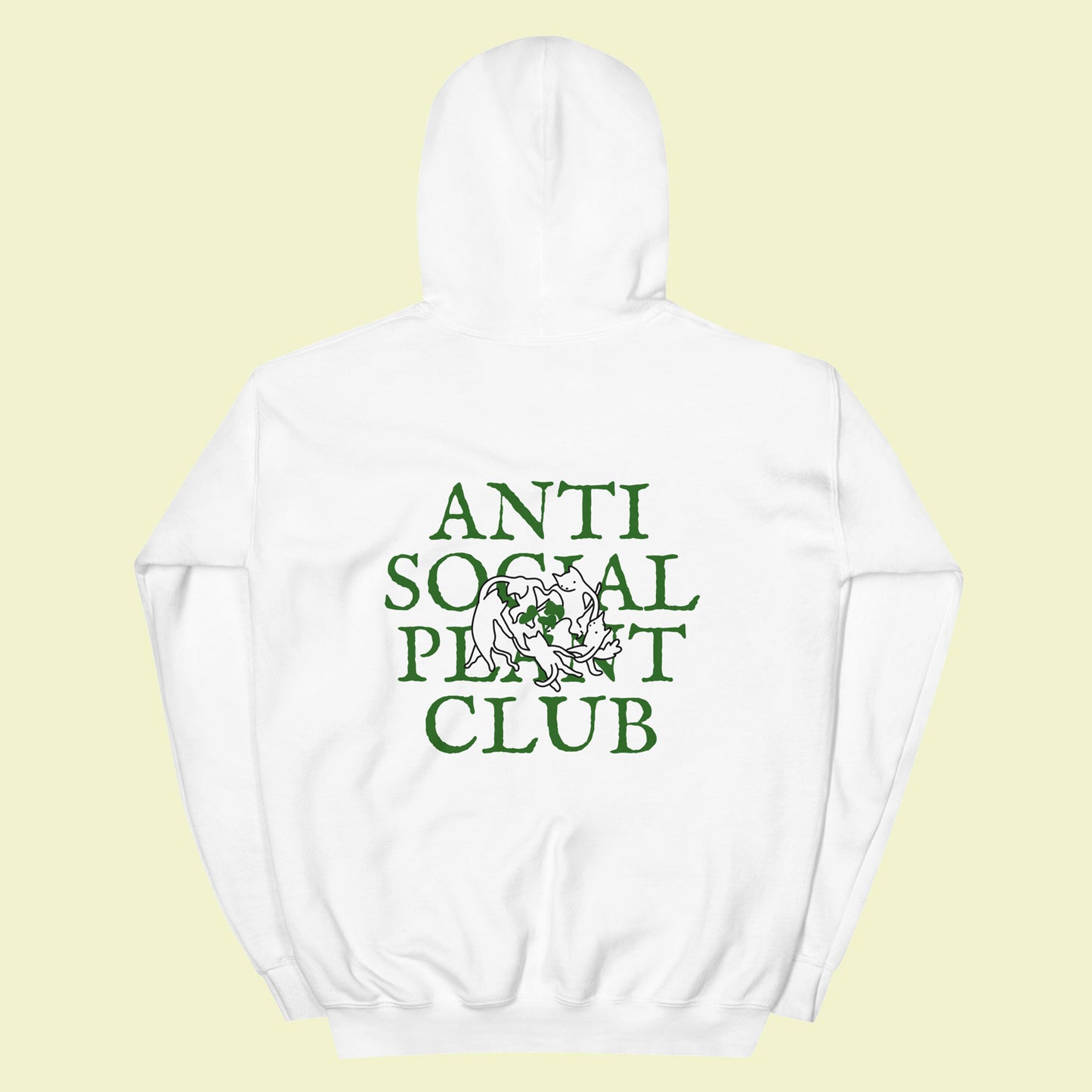 PLANT CULT 2 HOODIE WHITE